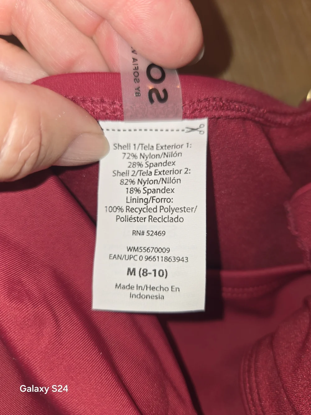 Womens M Sofia Keyhole 1 Pc Swimsuit New - Picture 3 of 4